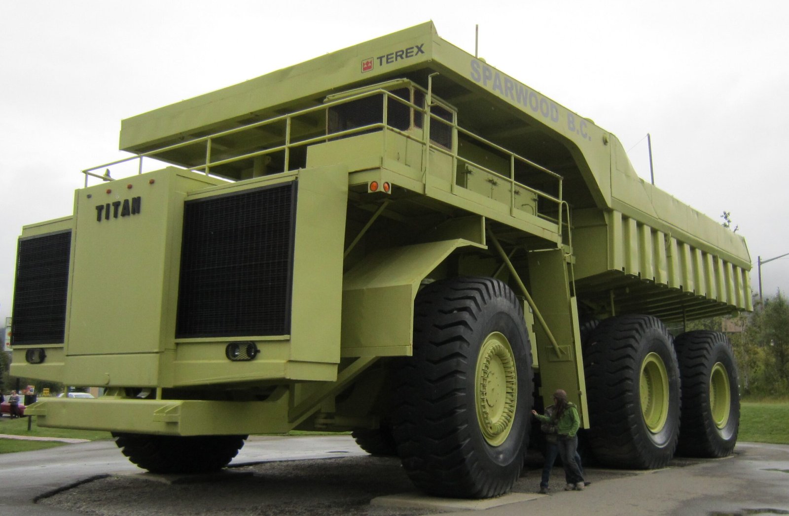 Terex Titan 33-19 preservado em Sparwood, Canadá