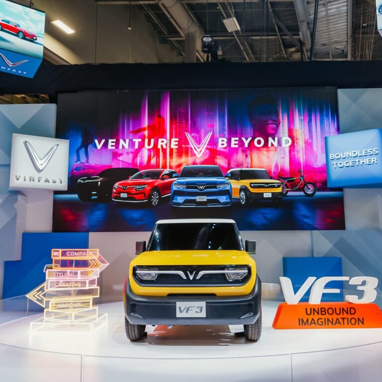 VinFast VF 3 oficial apresentado pela VinFast na CES 2024