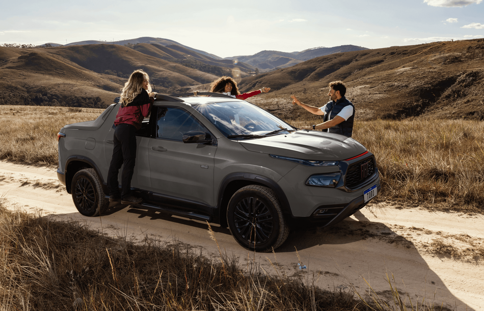 Fiat Toro em imagem oficial de divulgação