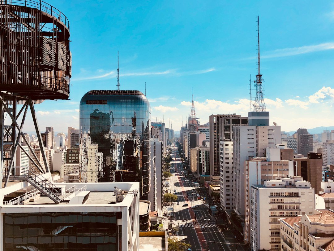Avenida Paulista em São Paulo, centro financeiro brasileiro