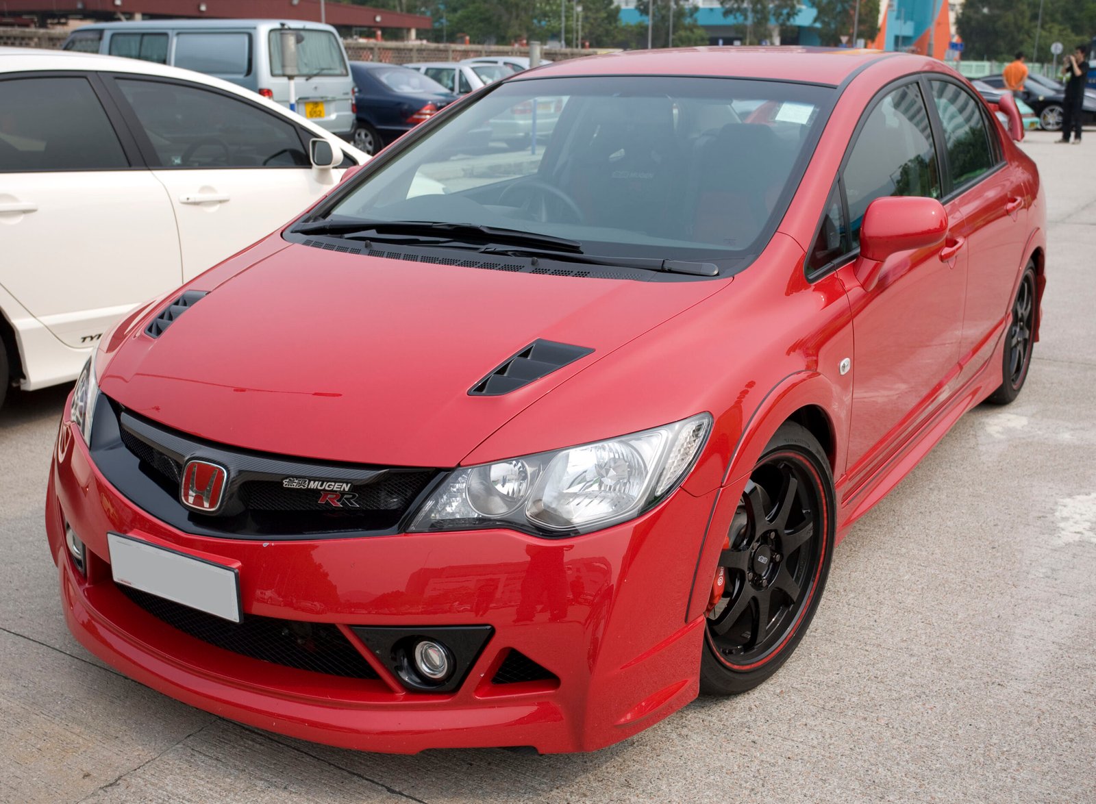 Honda Civic Mugen RR em vista dianteira
