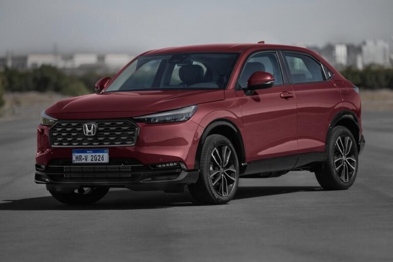 Honda HR-V 2026 visto de frente em imagem oficial da Honda