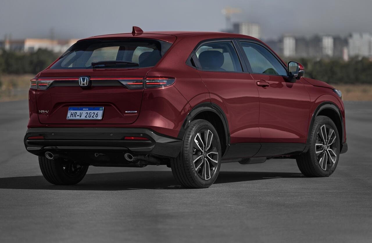 Traseira do Honda HR-V 2026 em imagem oficial da Honda