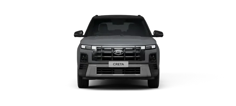 Hyundai Creta 2025/2026 visto de frente em imagem oficial da Hyundai