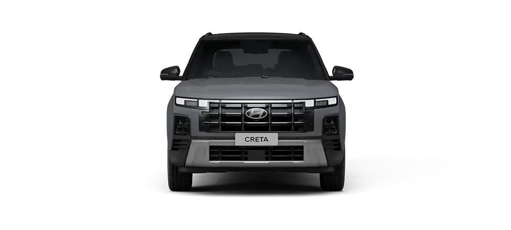 Hyundai Creta 2025/2026 visto de frente em imagem oficial da Hyundai