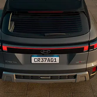 Traseira do Hyundai Creta 2025/2026 em imagem oficial da Hyundai