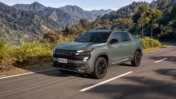 Renault Niagara 2026 em vista dianteira três quartos em imagem oficial da Renault