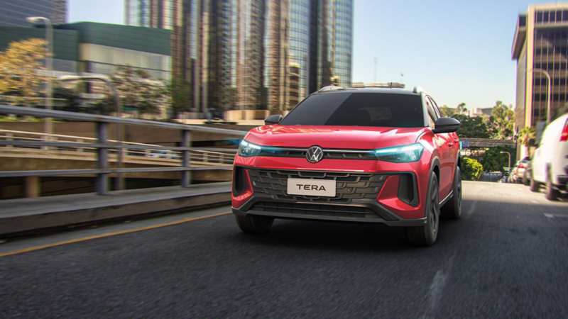Volkswagen Tera 2026 visto de frente em imagem oficial da Volkswagen Brasil