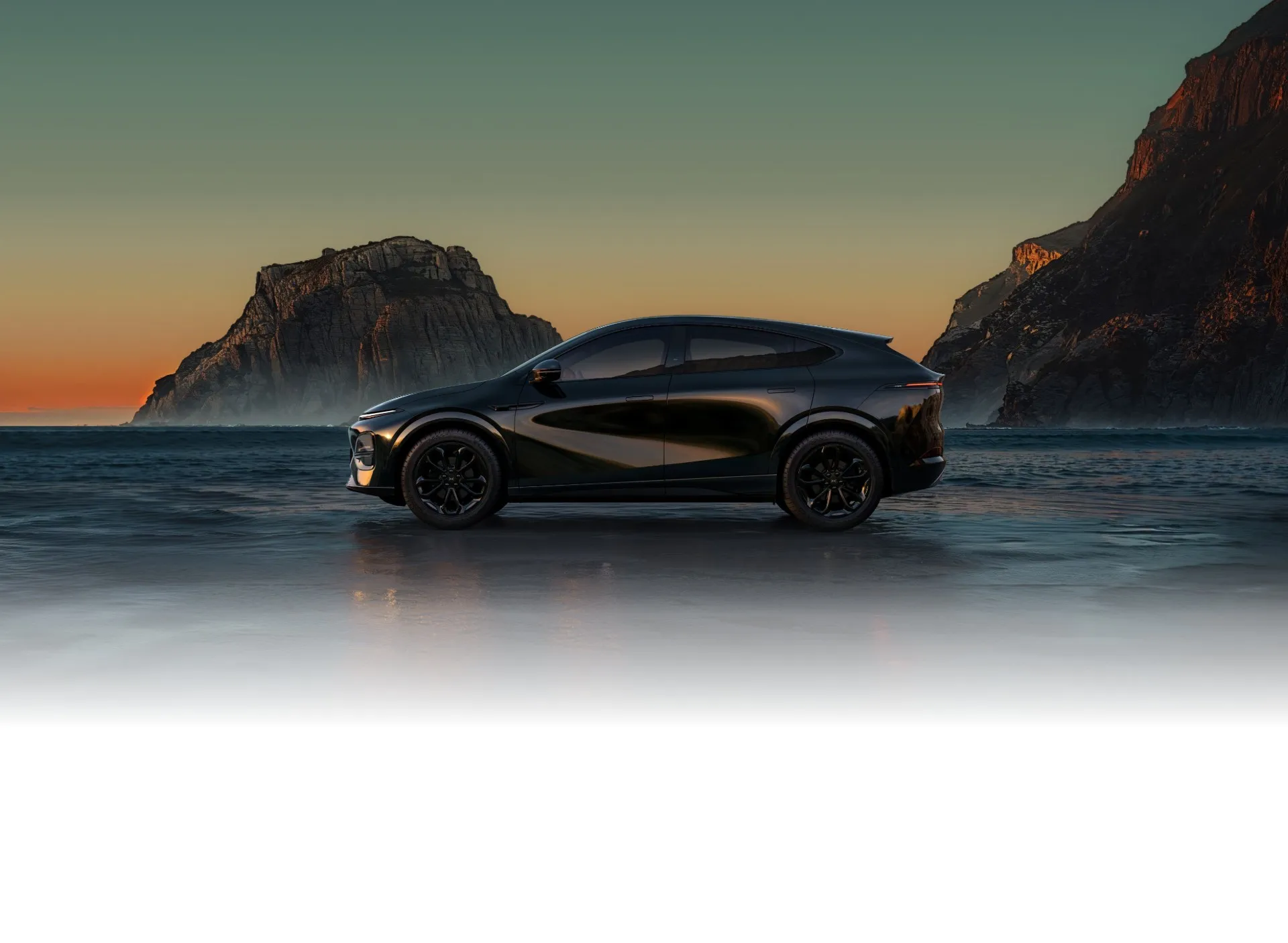 XPeng G6 Black Edition visto de perfil