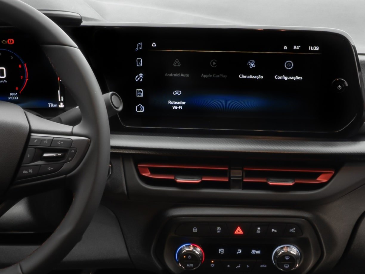 Chevrolet Sonic 2027 — Multimídia de 11 polegadas e painel digital
