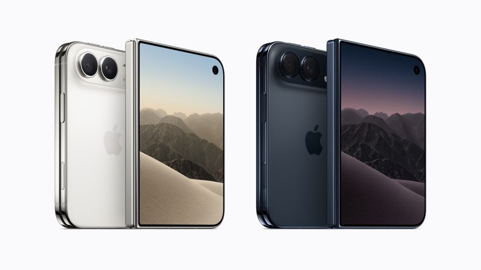 iPhone Duo nas cores branco-estrela e céu noturno