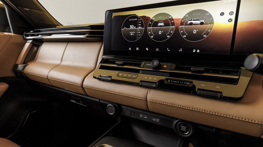 Cabine do novo Mitsubishi Pajero 2027