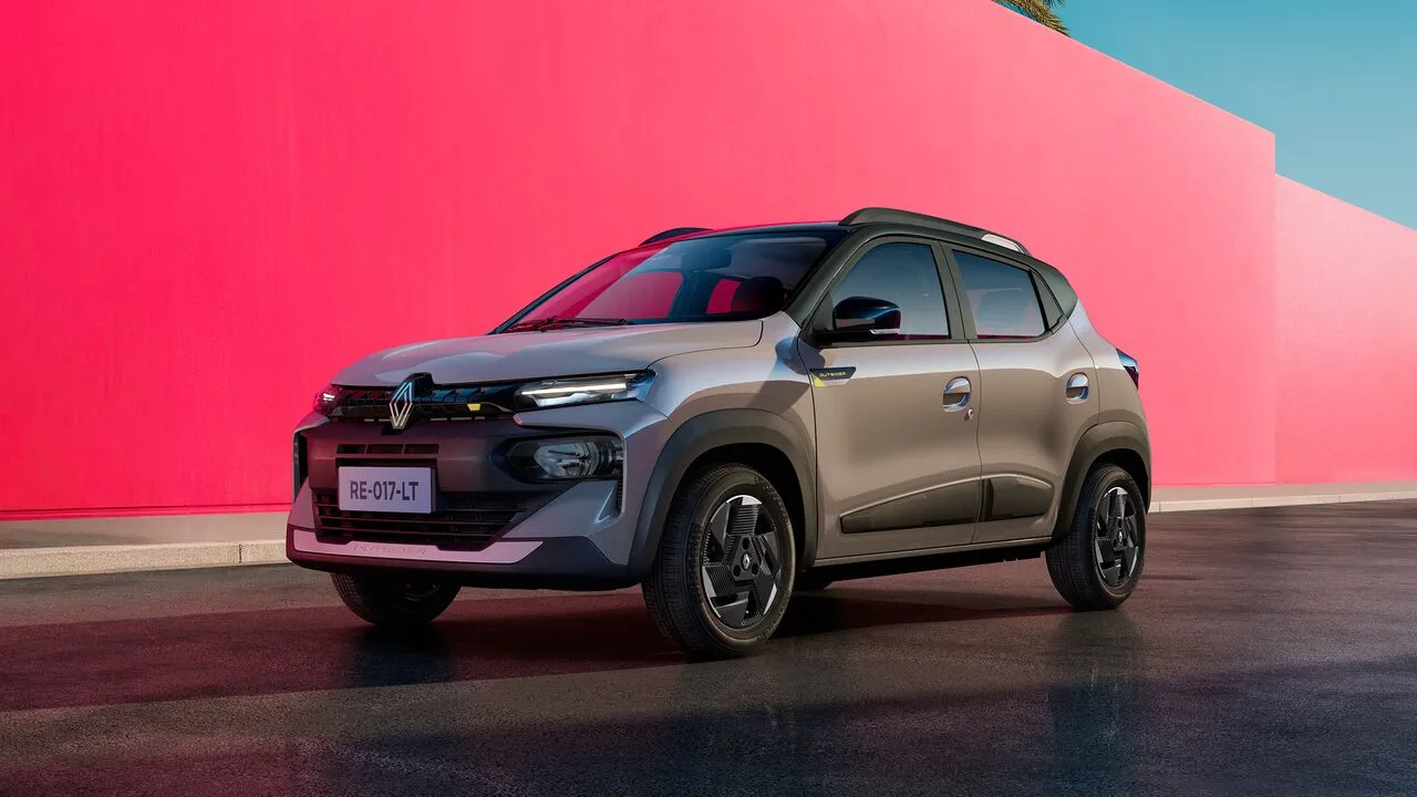 Detalhe do Renault Kwid 2026, imagem oficial da Renault