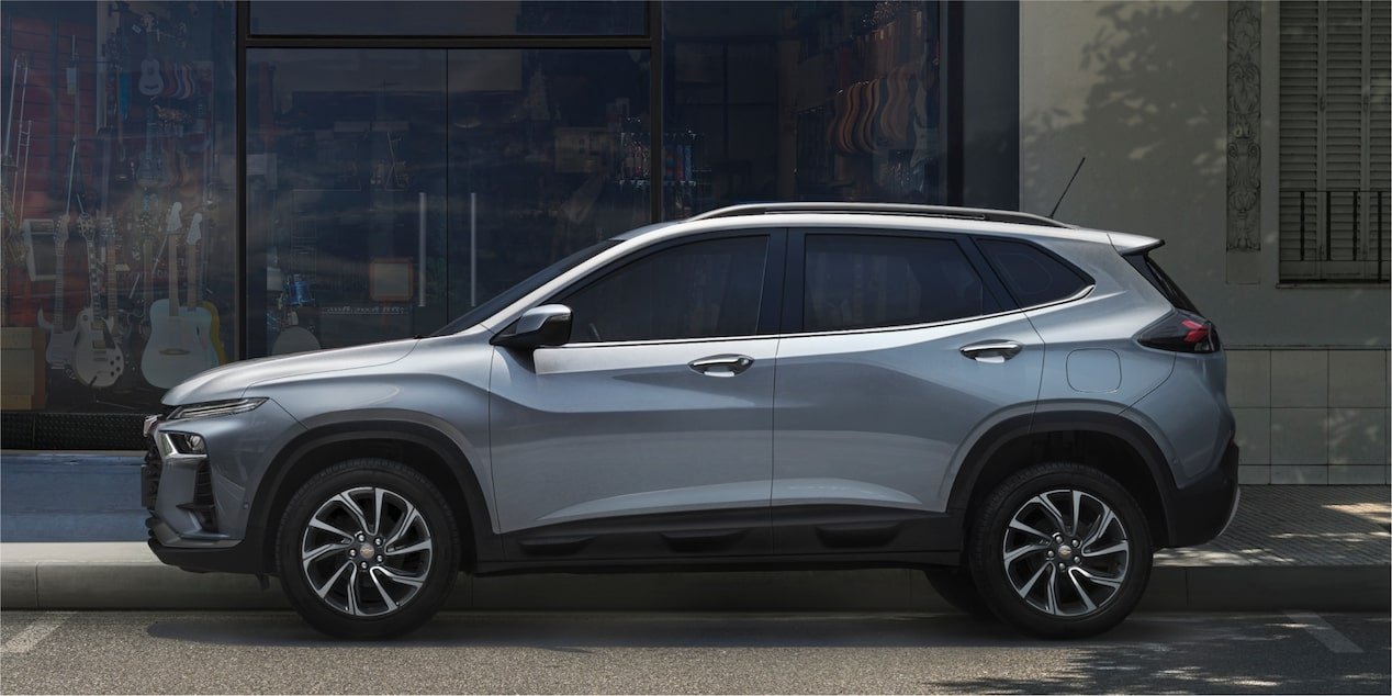 Chevrolet Tracker 2027 visto de lado