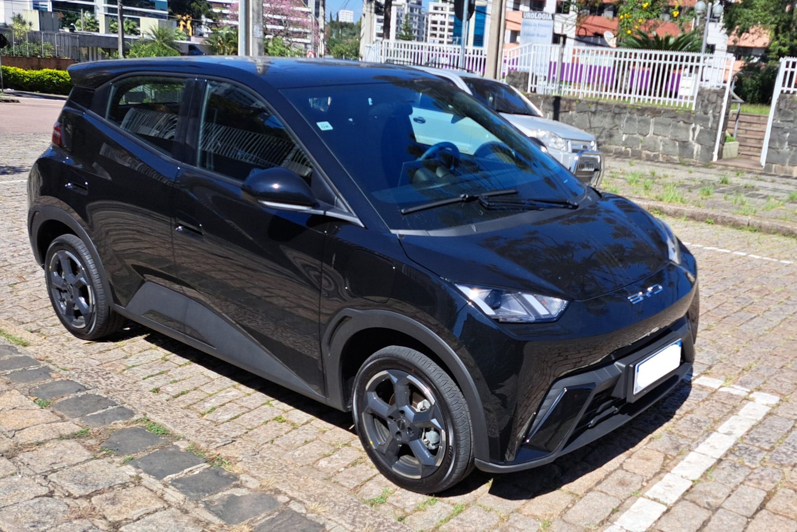 BYD Dolphin Mini em configuração identificada para o Brasil