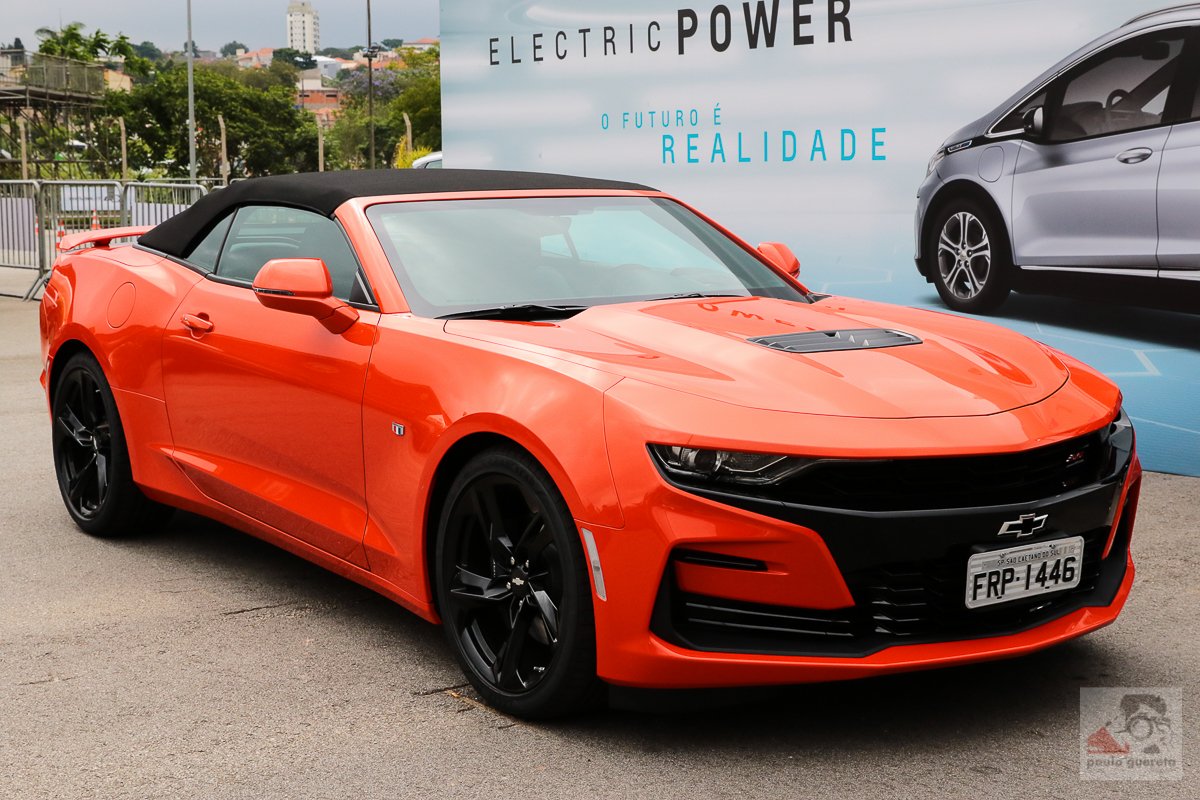 Chevrolet Camaro SS de sexta geração no Salão do Automóvel de São Paulo 2018
