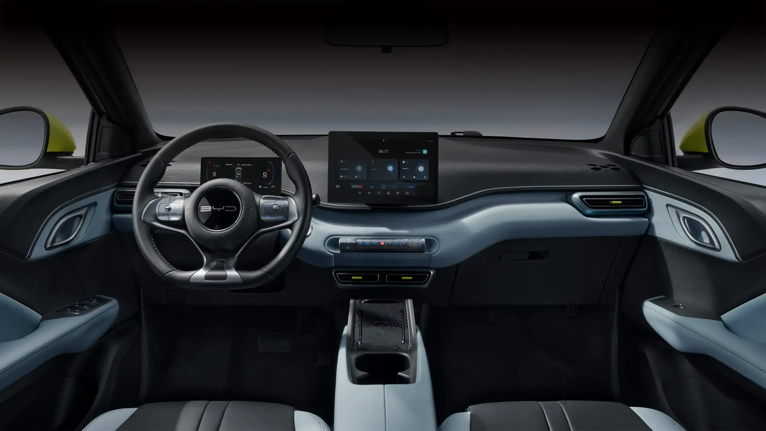BYD Dolphin Mini em foto oficial da BYD Brasil